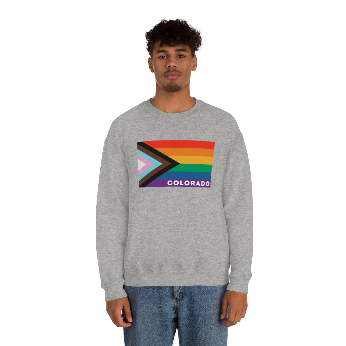 Colorado Pride Unisex Heavy Blend Crewneck Sweatshirt