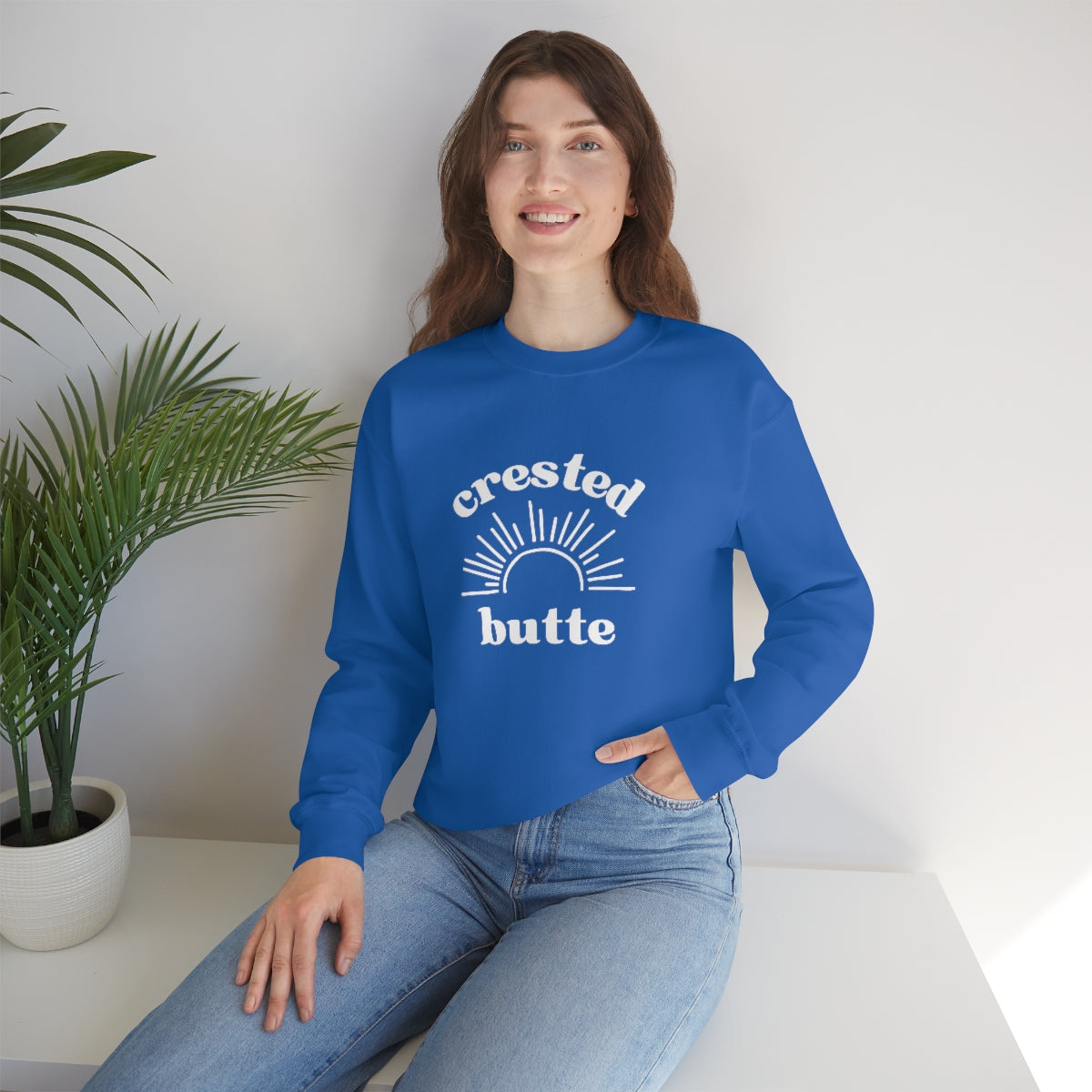 Crested Butte Colorado Crewneck Sweatshirt