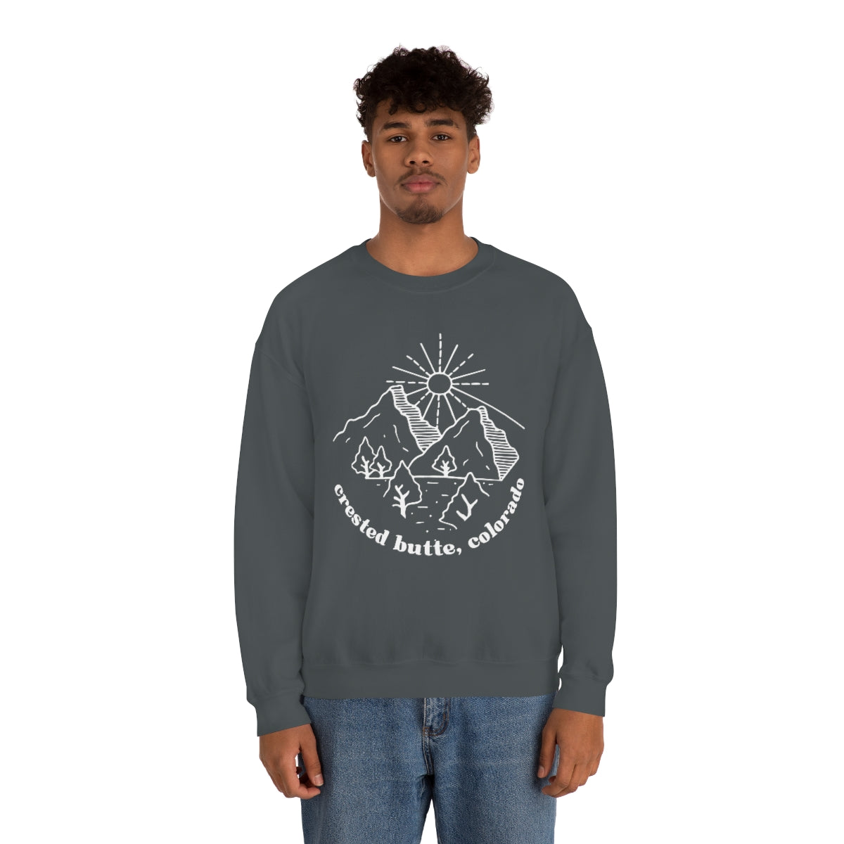 Crested Butte Sweatshirt, Colorado gifts, Skiing