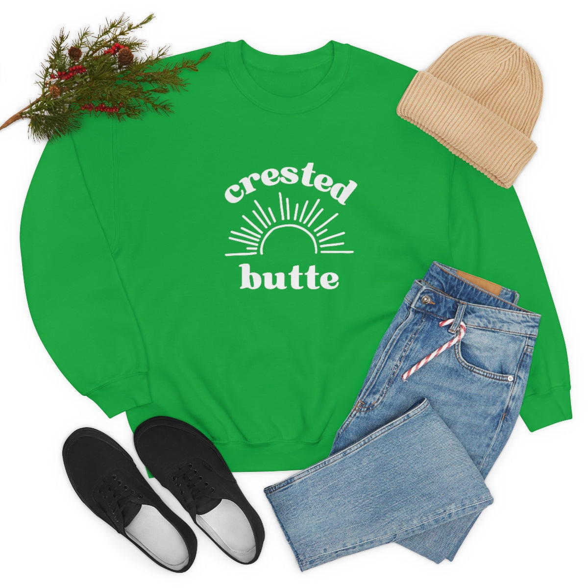 Crested Butte Colorado Crewneck Sweatshirt