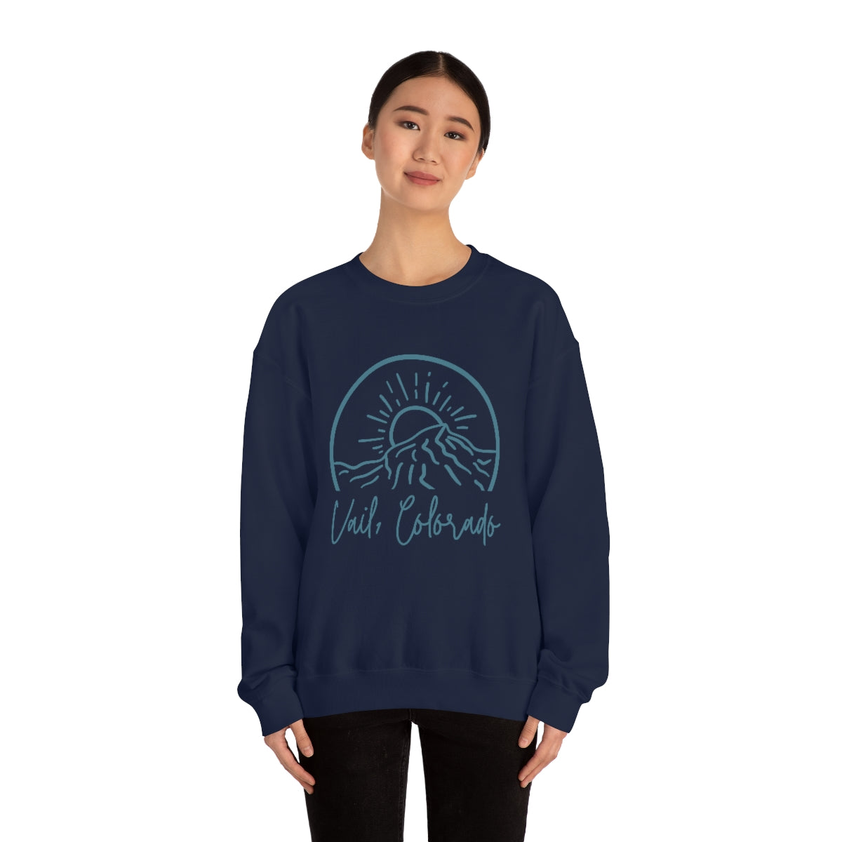 Vail, Colorado Unisex Heavy Blend Crewneck Sweatshirt