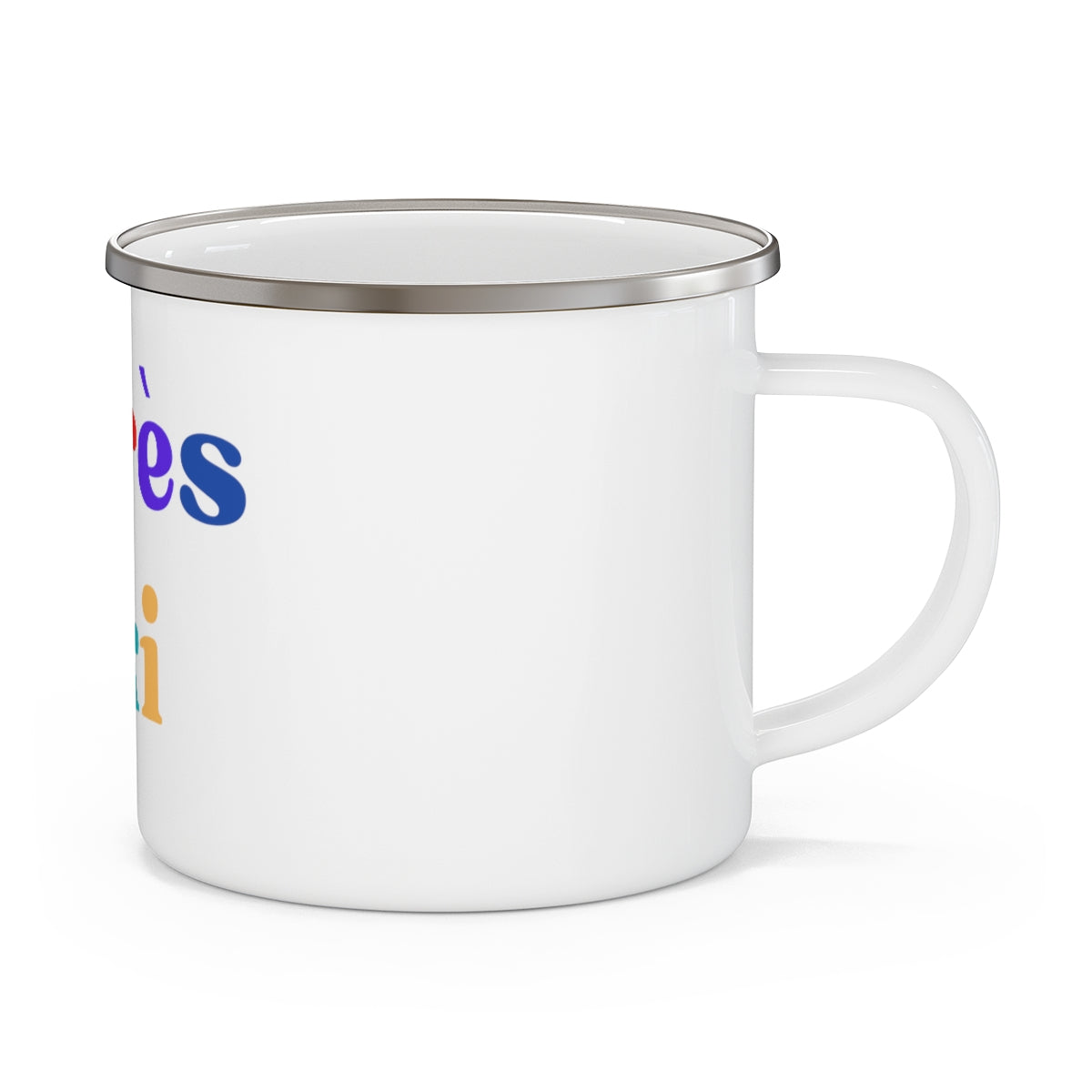 Apres Ski Enamel Camping Mug