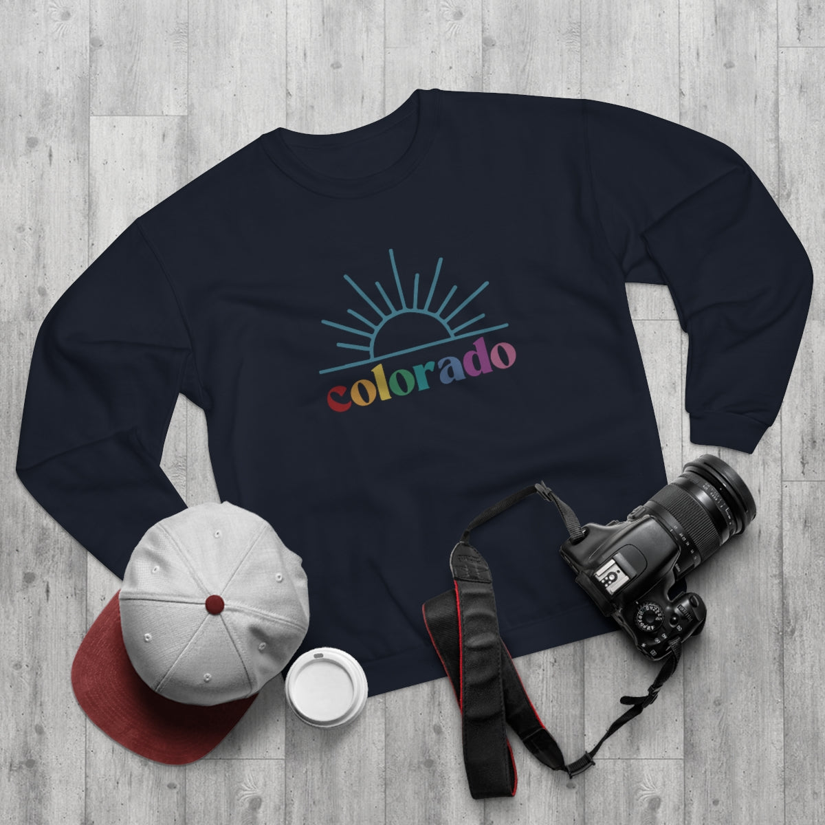 Colorado Unisex Crew Neck Sweatshirt, Colorado Gifts, Colorado Ski Weekend