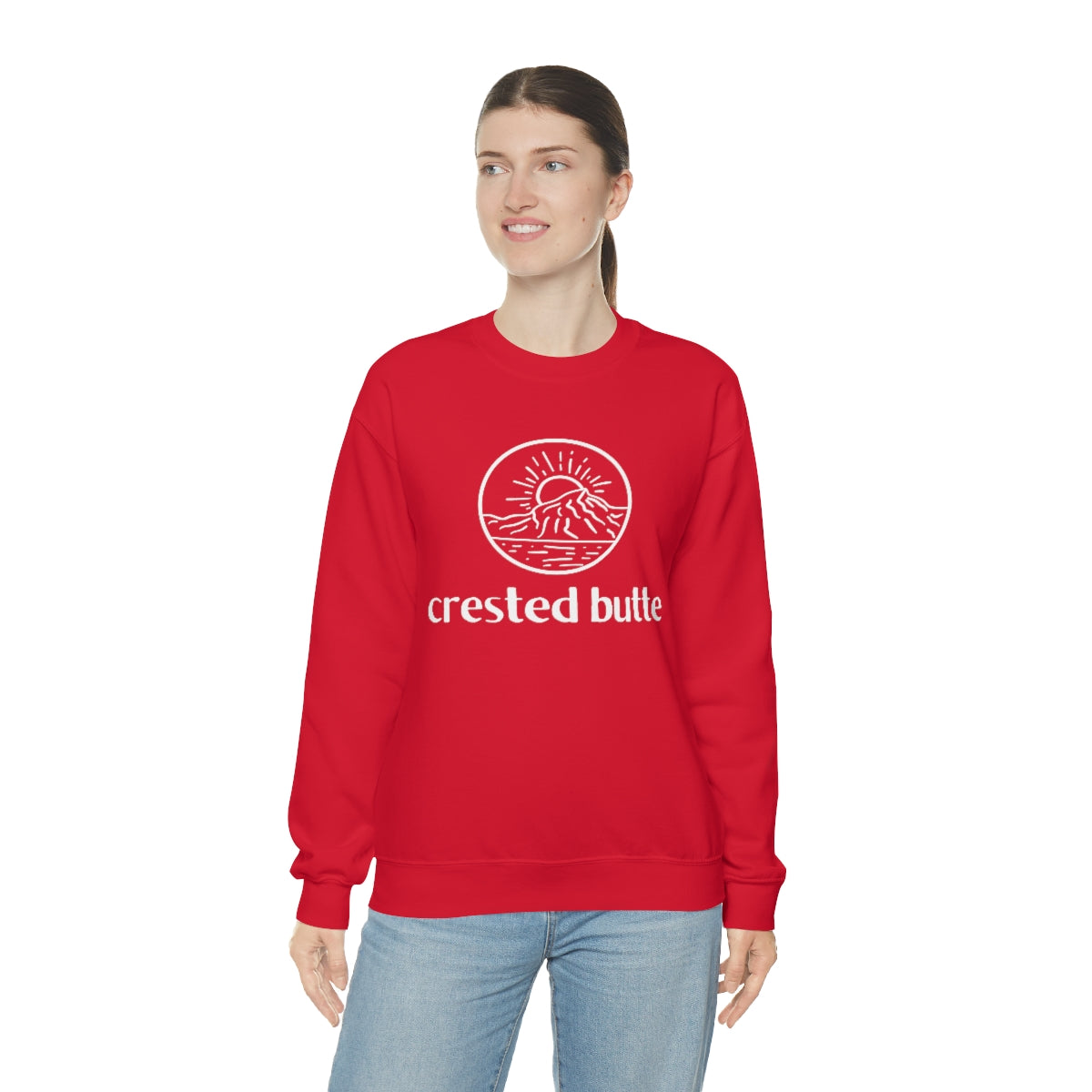 Crested Butte Colorado Crewneck Sweatshirt