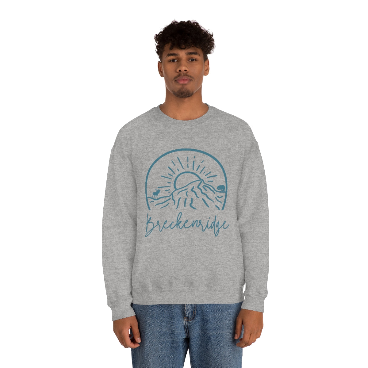 Breckenridge Colorado Unisex Heavy Blend Crewneck Sweatshirt