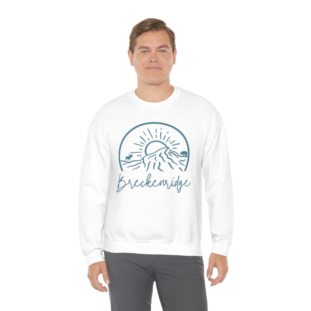 Breckenridge Colorado Unisex Heavy Blend Crewneck Sweatshirt