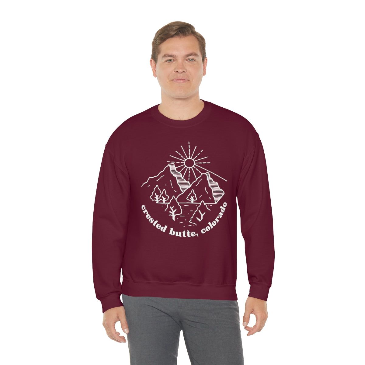 Crested Butte Sweatshirt, Colorado gifts, Skiing