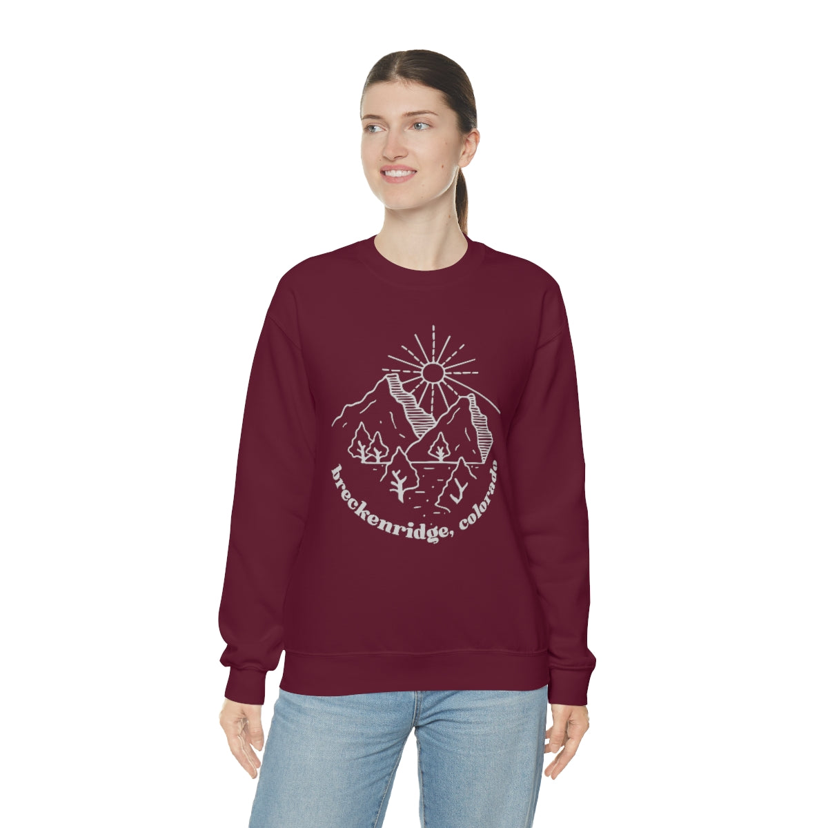 Breckenridge Sweatshirt, Colorado Gifts, Mountains, Skiing, Breckenridge, Colorado