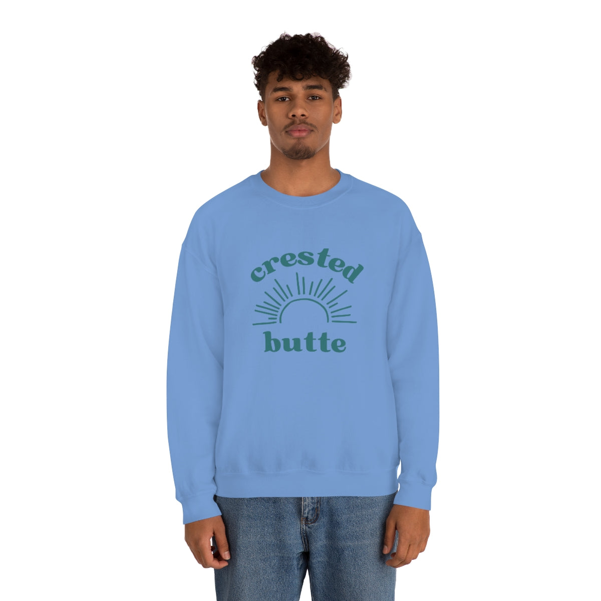 Crested Butte Colorado Unisex Heavy Blend Crewneck Sweatshirt