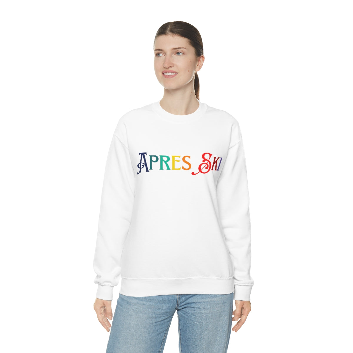 Apres Ski Sweatshirt,Girls Weeknd,Colorado Gift,Retro Mountain Sweatshirt