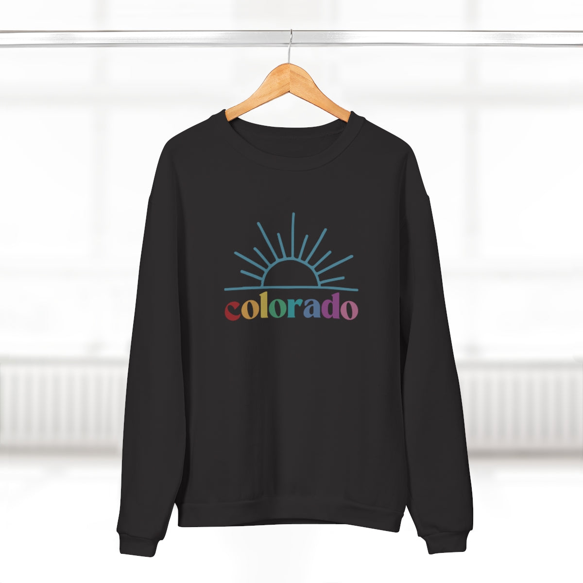 Colorado Unisex Crew Neck Sweatshirt, Colorado Gifts, Colorado Ski Weekend