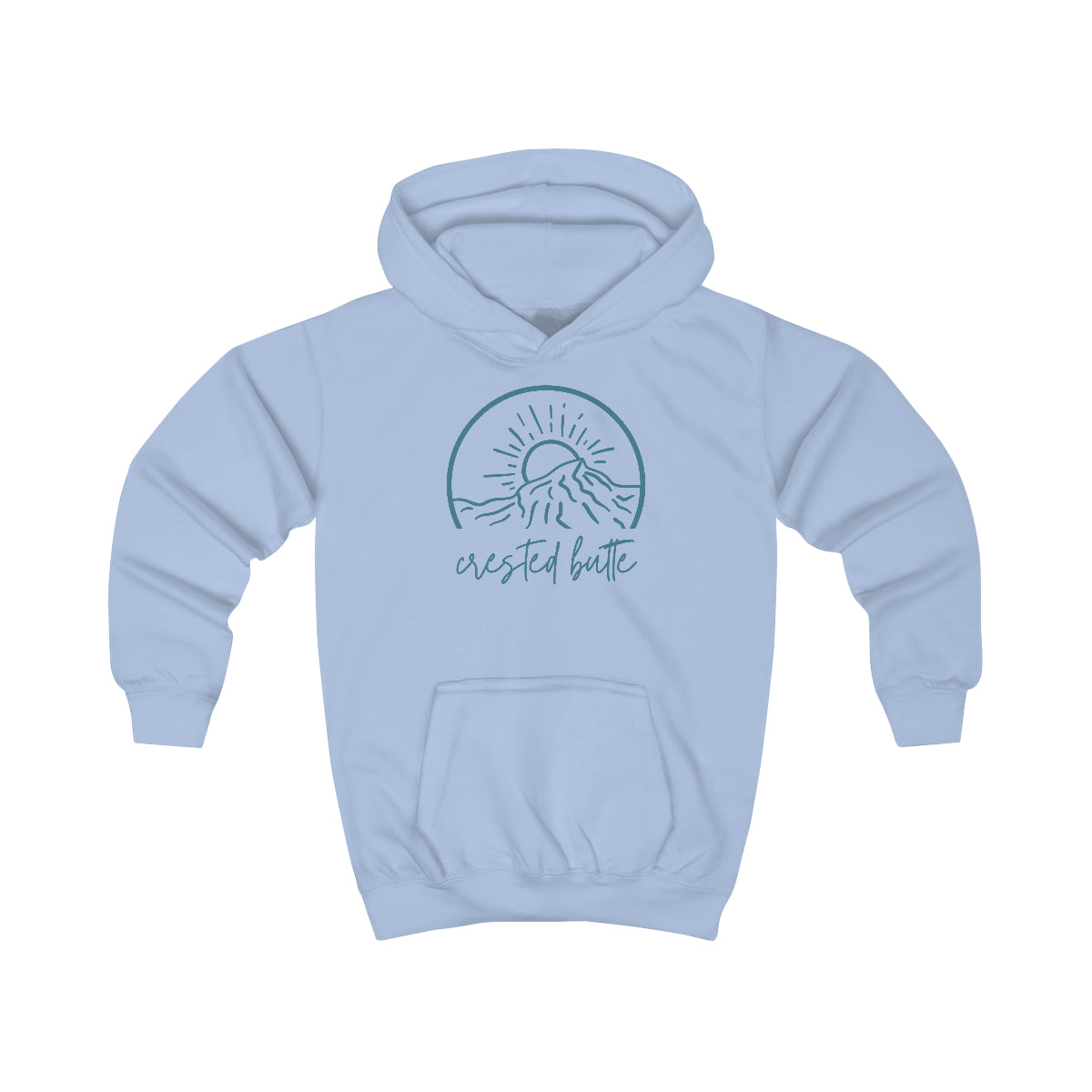 Kids Hoodie - Crested Butte, Colorado, Colorado Gifts