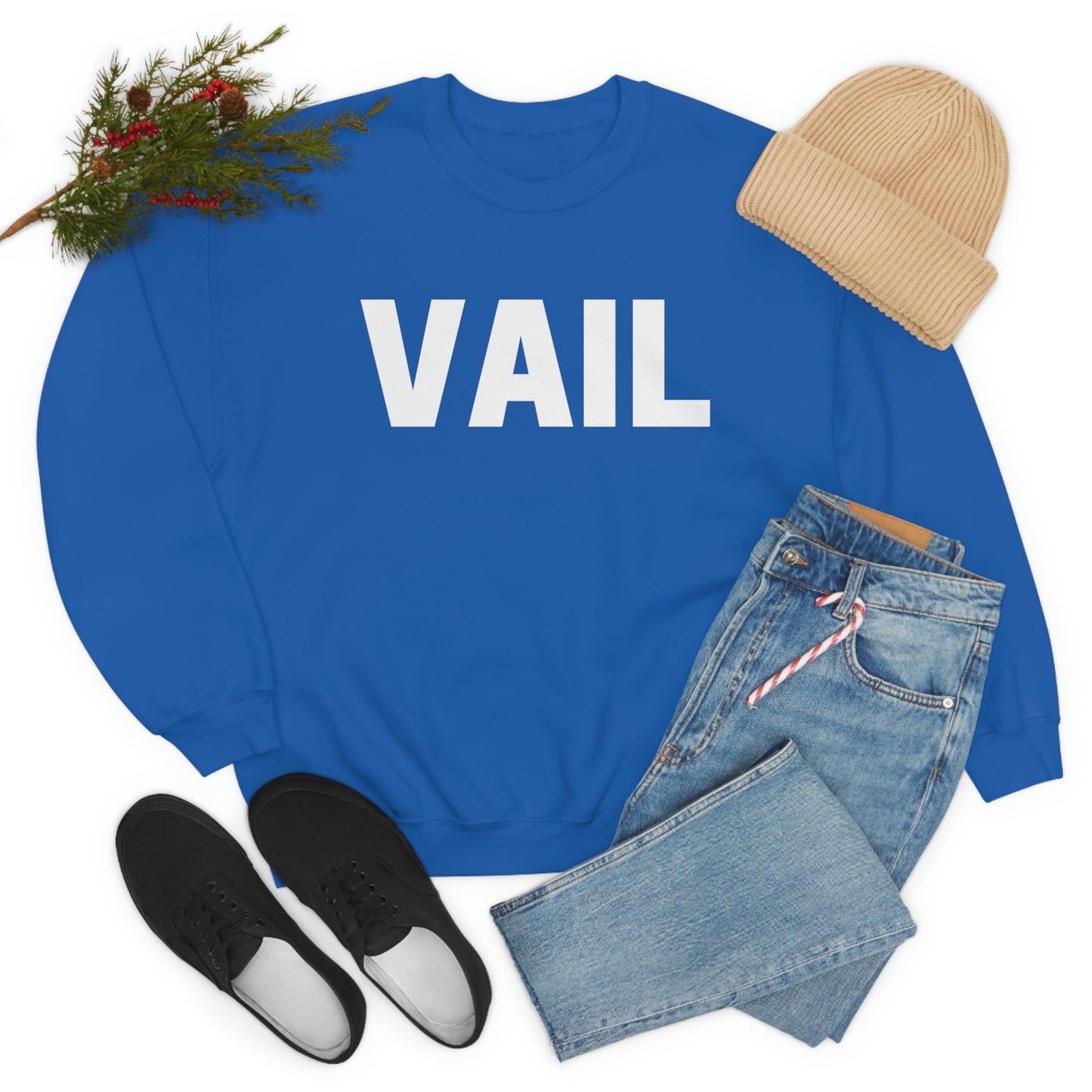 Vail Unisex Heavy Blend Crewneck Sweatshirt, Vail Colorado, Colorado Gifts