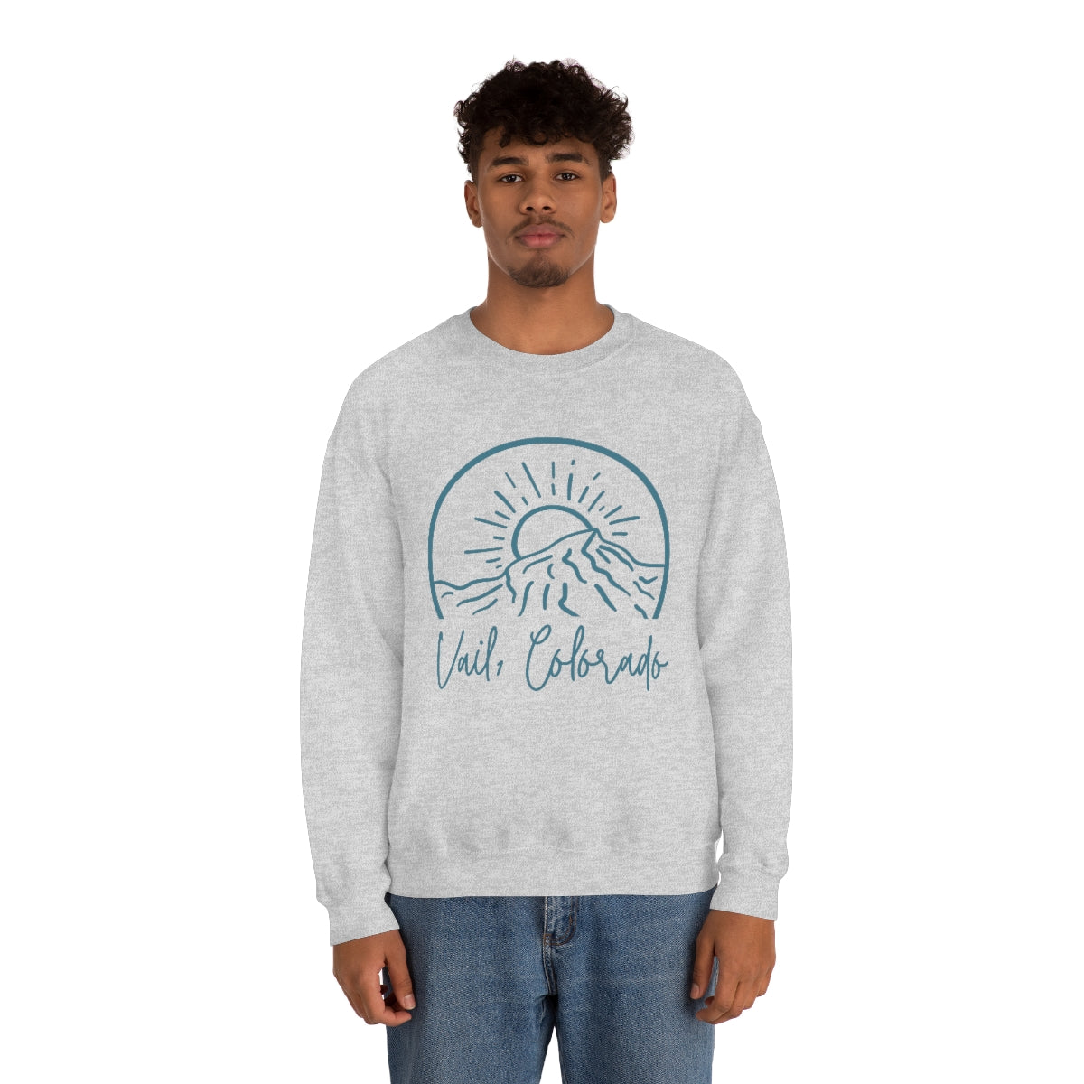 Vail, Colorado Unisex Heavy Blend Crewneck Sweatshirt