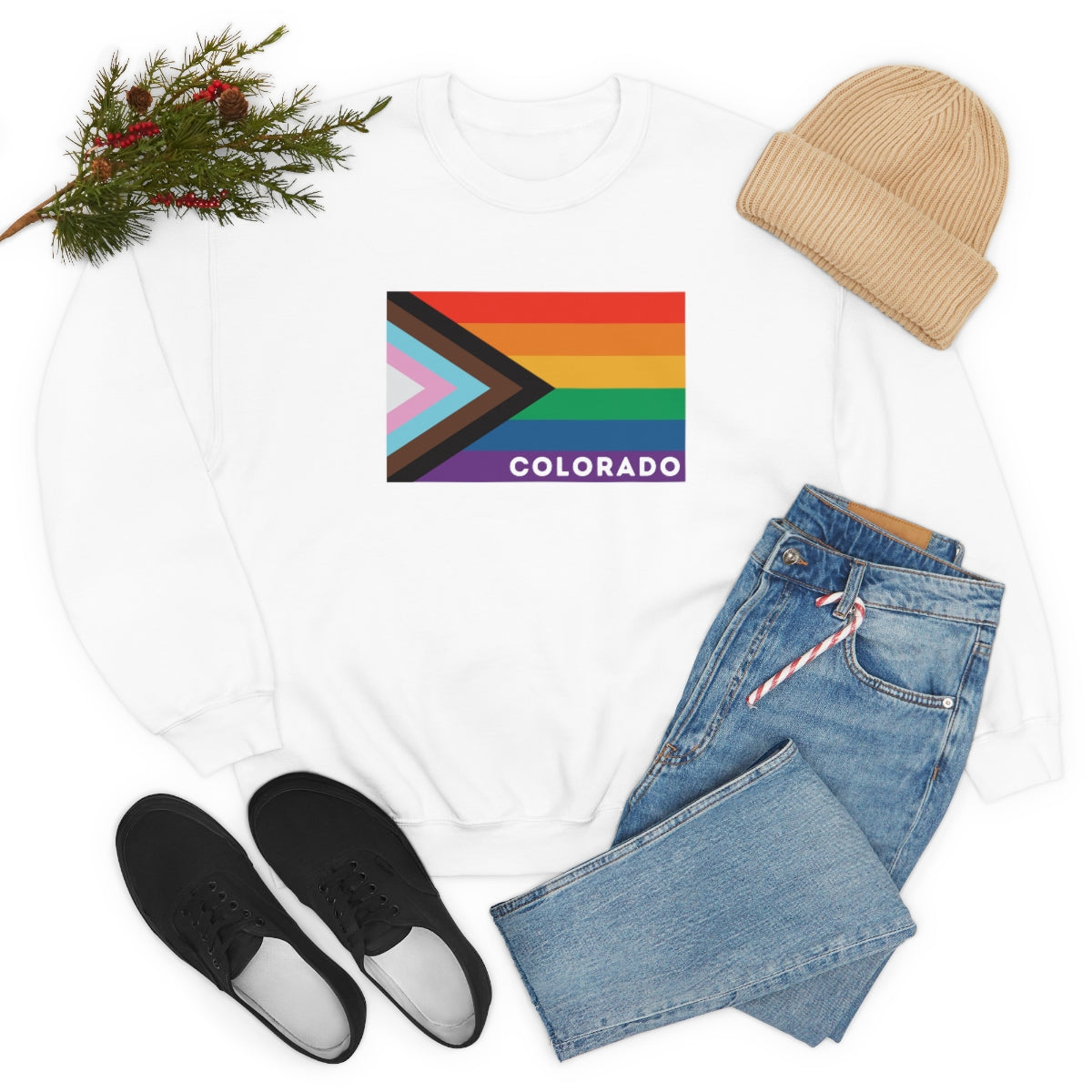 Colorado Pride Unisex Heavy Blend Crewneck Sweatshirt