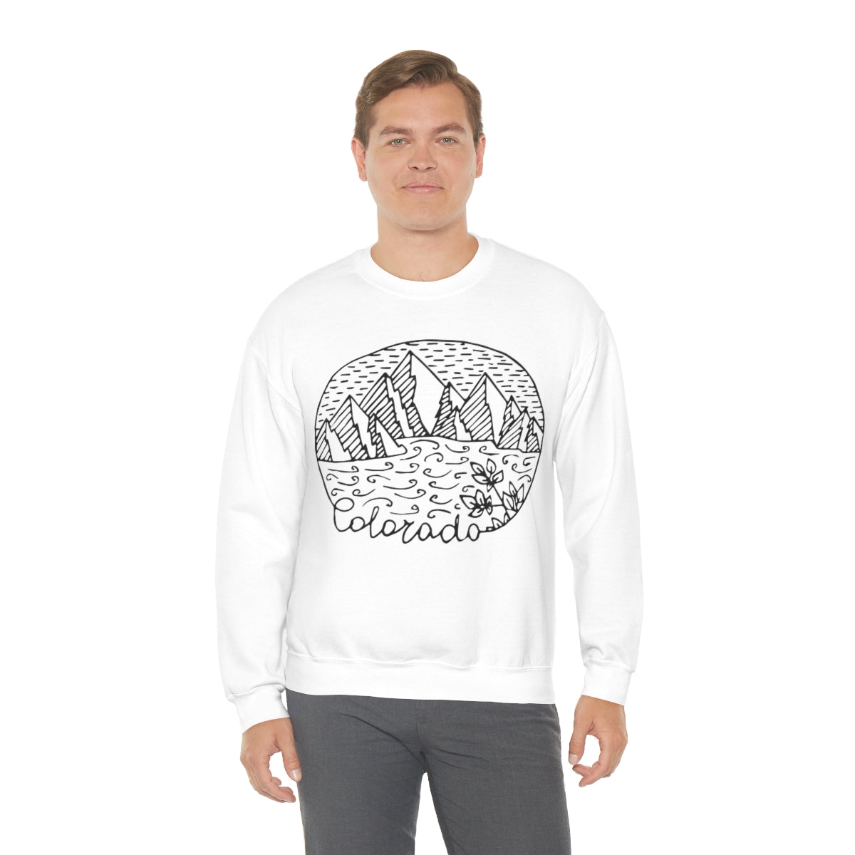 Colorado Crewneck Sweatshirt, Colorado Gifts, Colorado Apparel