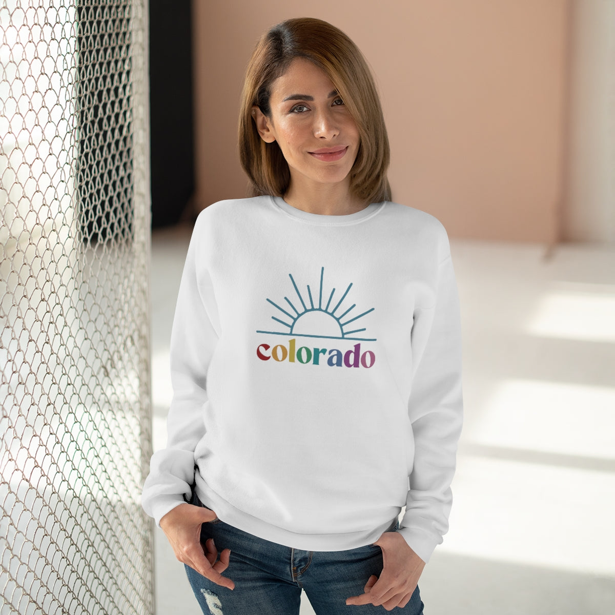 Colorado Unisex Crew Neck Sweatshirt, Colorado Gifts, Colorado Ski Weekend