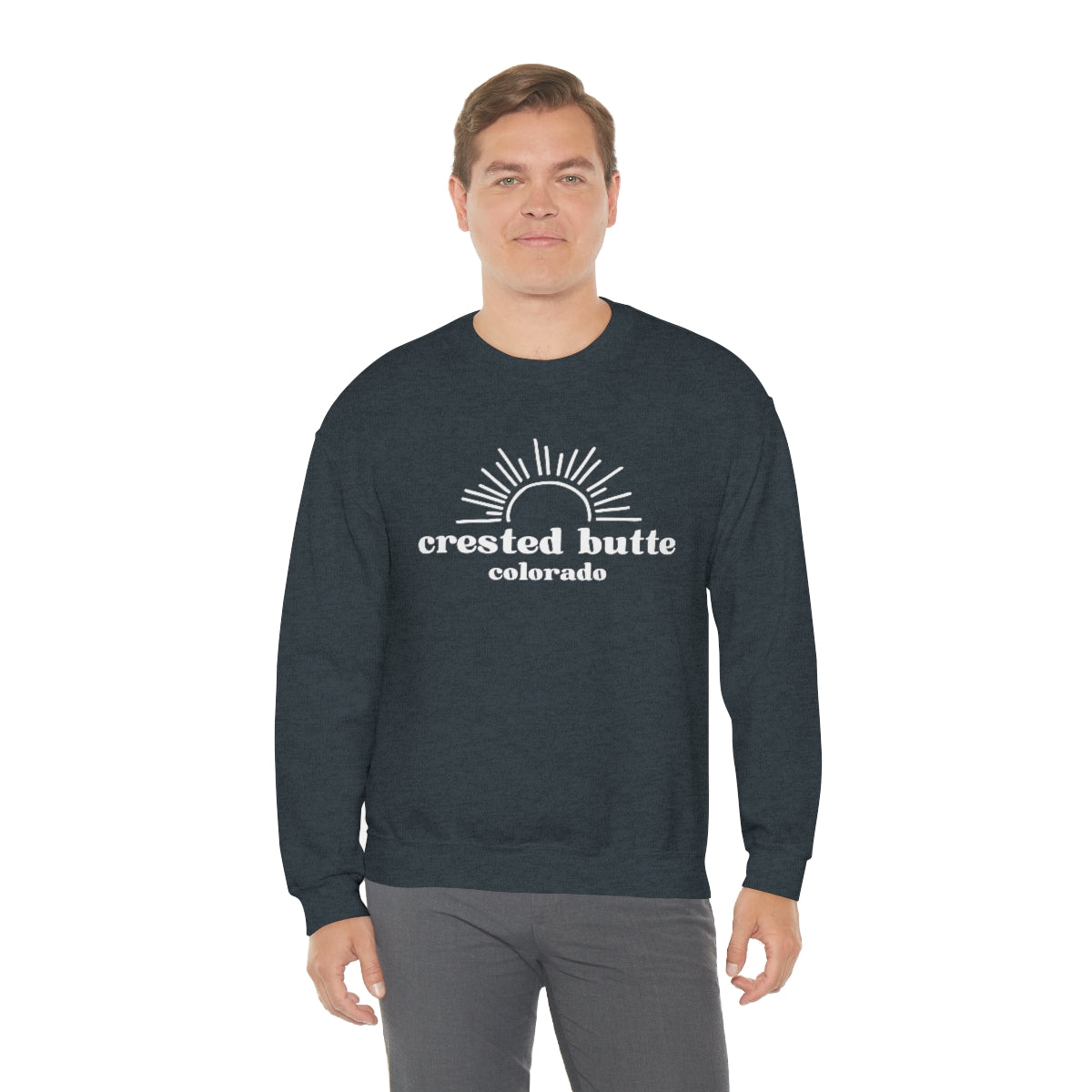 Crested Butte Unisex Heavy Blend Crewneck Sweatshirt