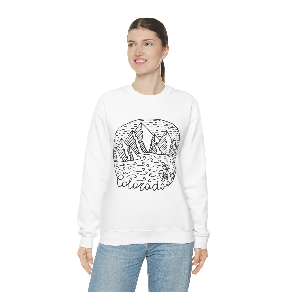 Colorado Crewneck Sweatshirt, Colorado Gifts, Colorado Apparel