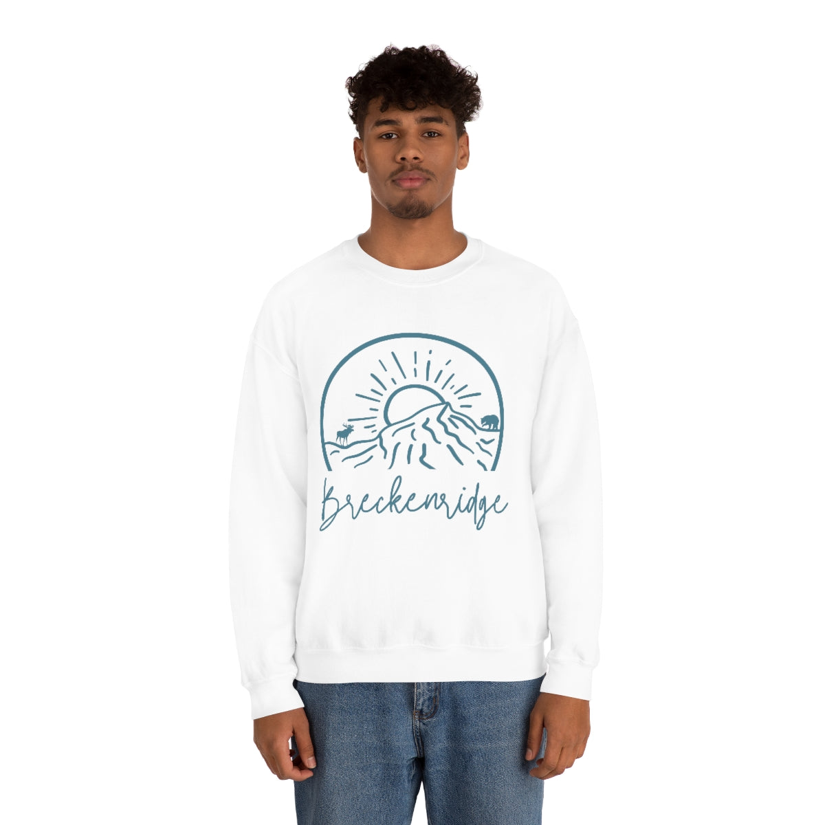 Breckenridge Colorado Unisex Heavy Blend Crewneck Sweatshirt