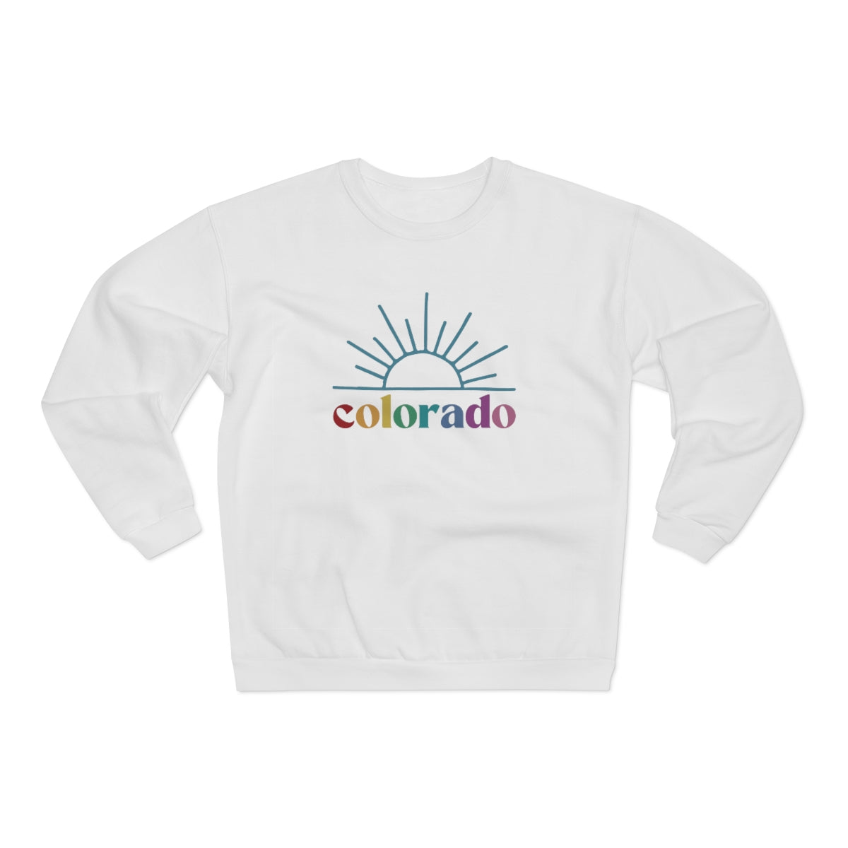 Colorado Unisex Crew Neck Sweatshirt, Colorado Gifts, Colorado Ski Weekend