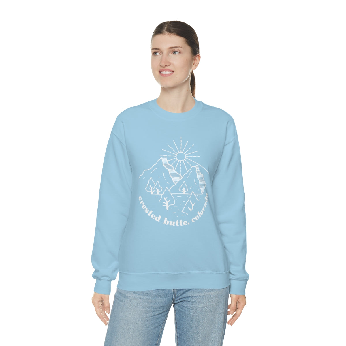 Crested Butte Sweatshirt, Colorado gifts, Skiing