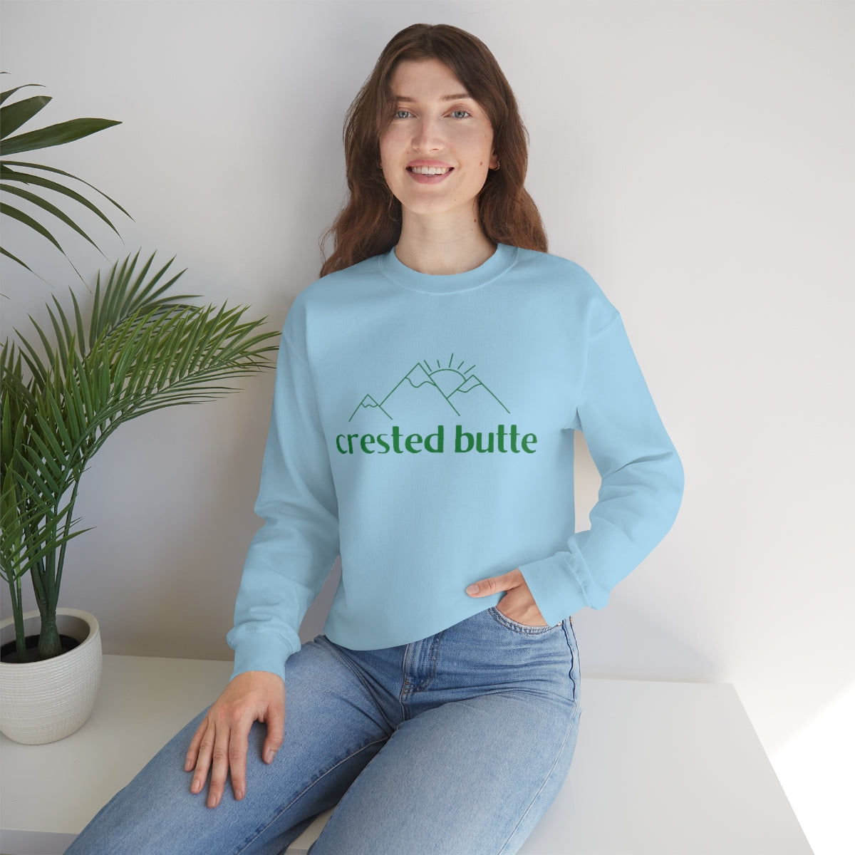 Crested Butte, Colorado Crewneck Sweatshirt