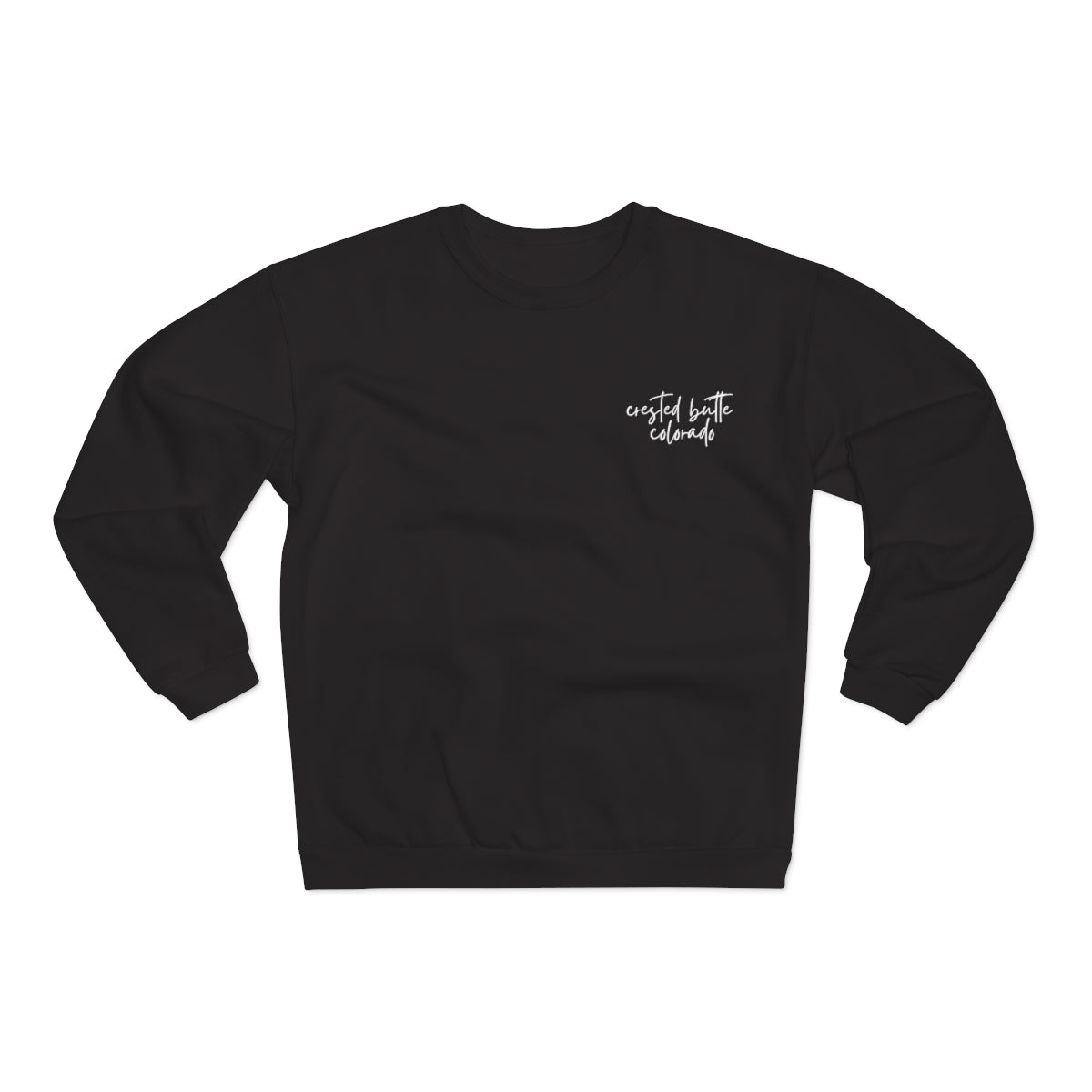 Crested Butte Unisex Crew Neck Sweatshirt, Colorado Gifts, Ski Weekend