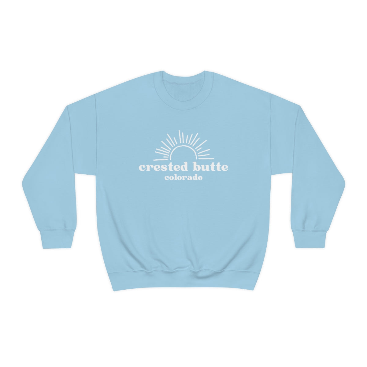 Crested Butte Unisex Heavy Blend Crewneck Sweatshirt