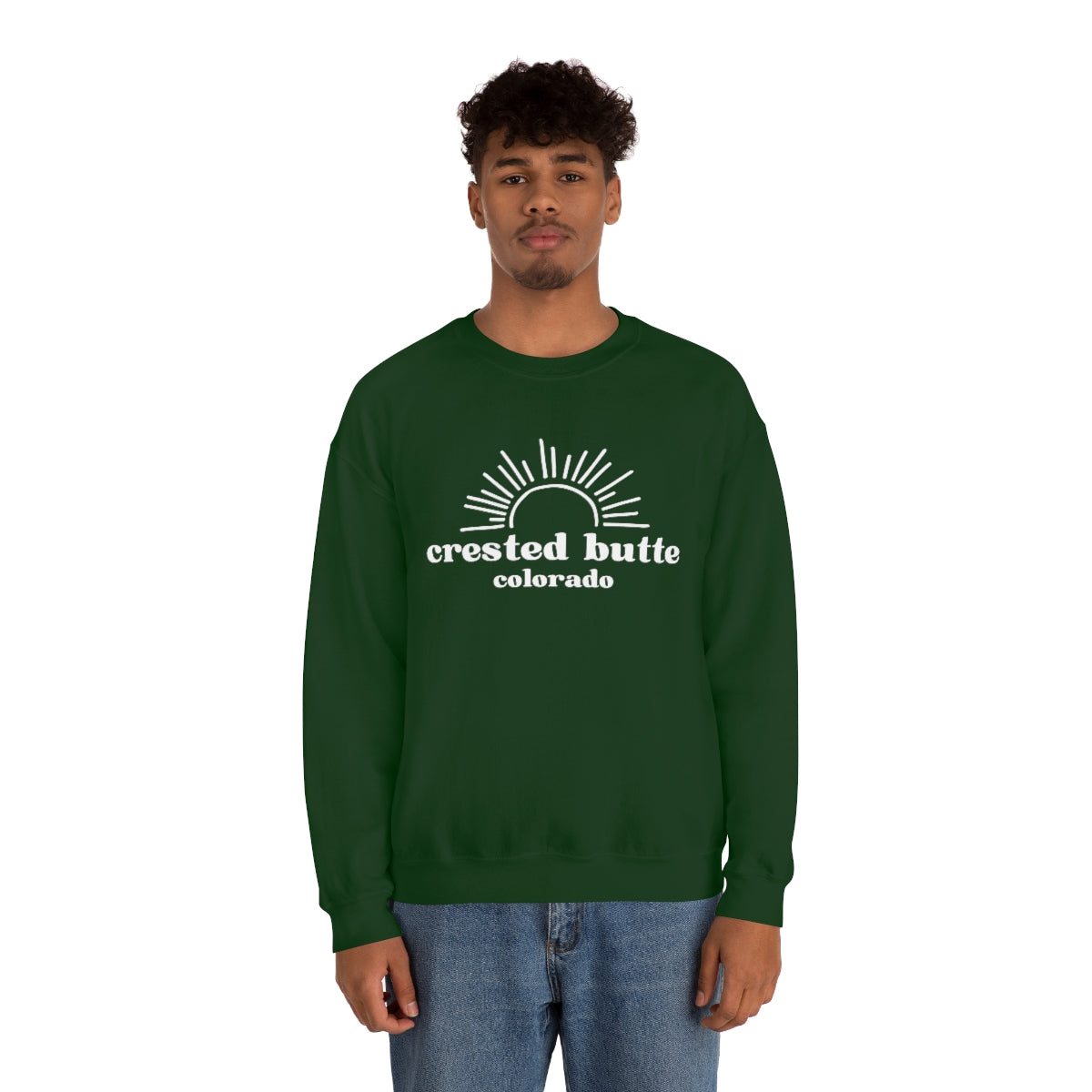 Crested Butte Unisex Heavy Blend Crewneck Sweatshirt