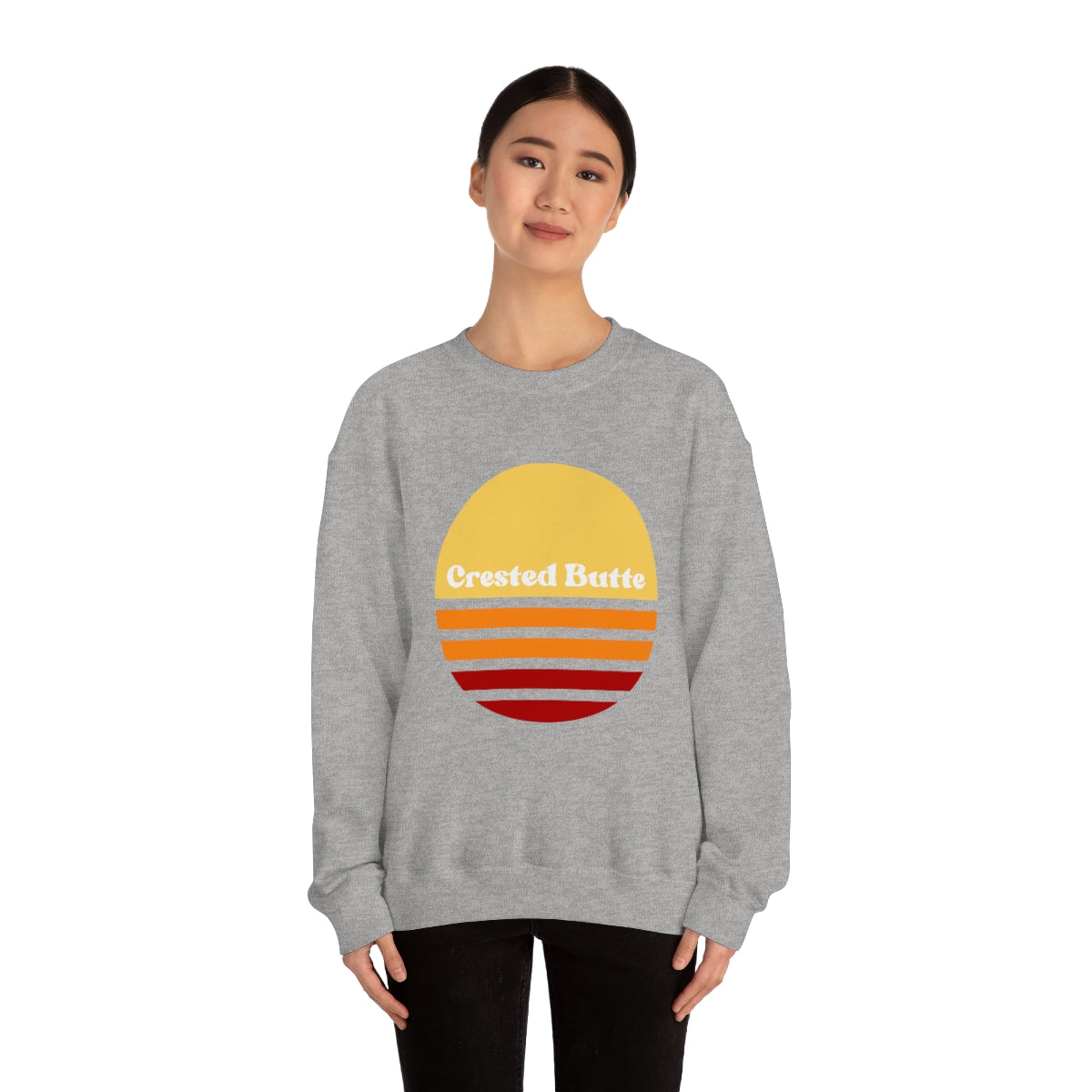 Crested Butte Sweatshirt, Colorado Gifts, Women's Colorado Sweatshirts, Unisex Heavy Blend Crewneck Sweatshirt