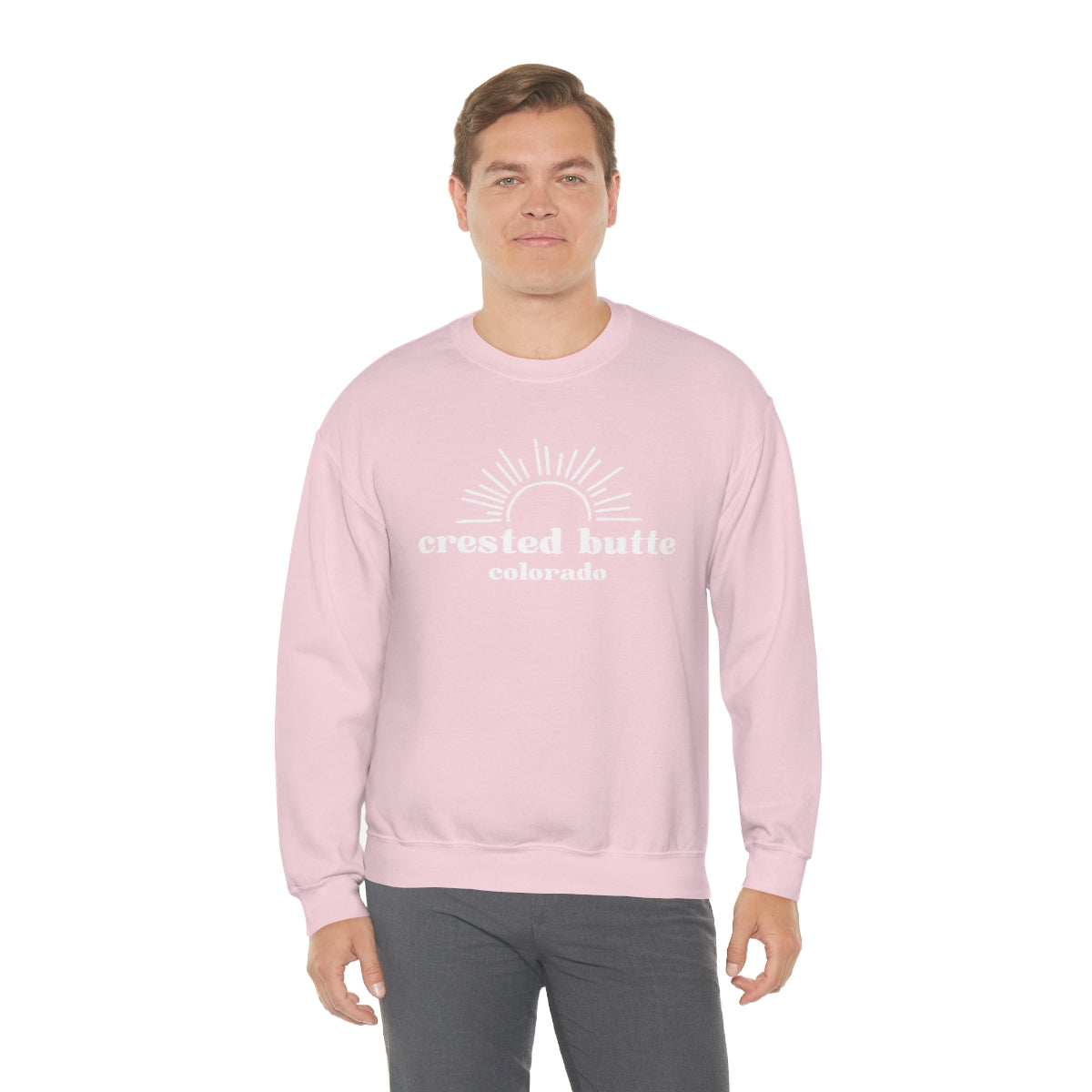 Crested Butte Unisex Heavy Blend Crewneck Sweatshirt