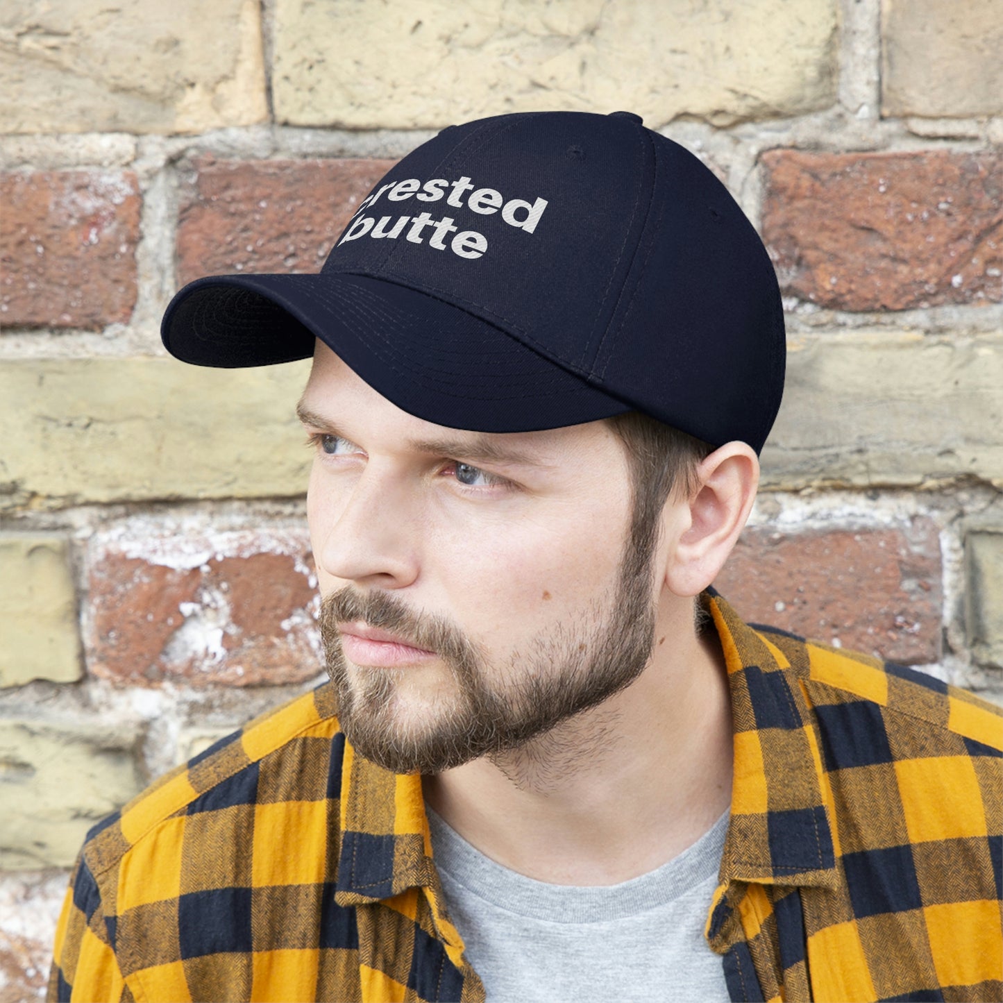 Crested Butte Unisex Twill Hat, Crested Butte Colorado, Colorado Gifts