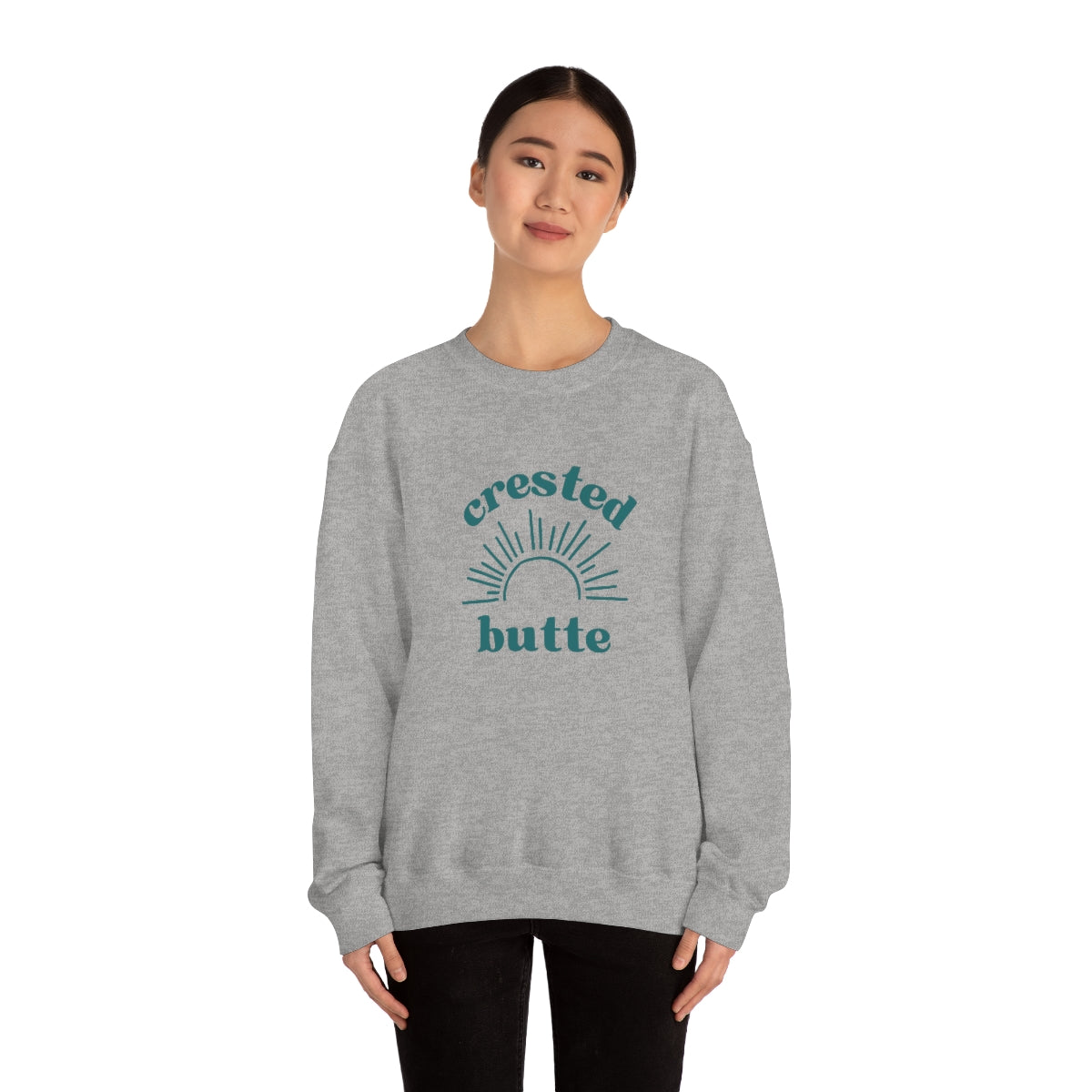 Crested Butte Colorado Unisex Heavy Blend Crewneck Sweatshirt