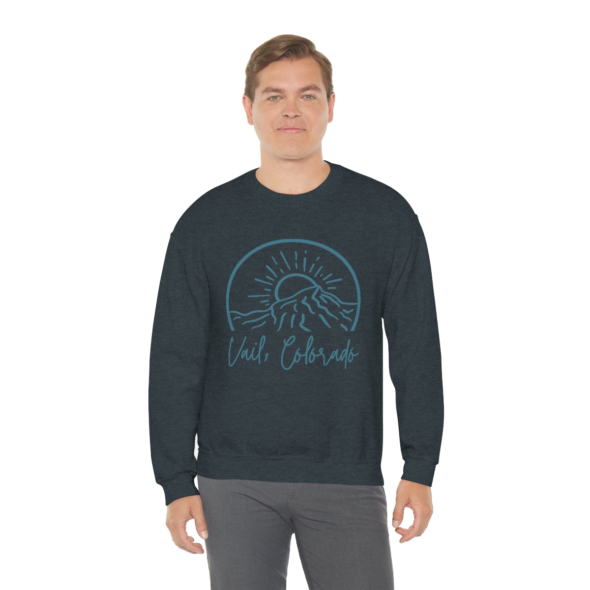 Vail, Colorado Unisex Heavy Blend Crewneck Sweatshirt