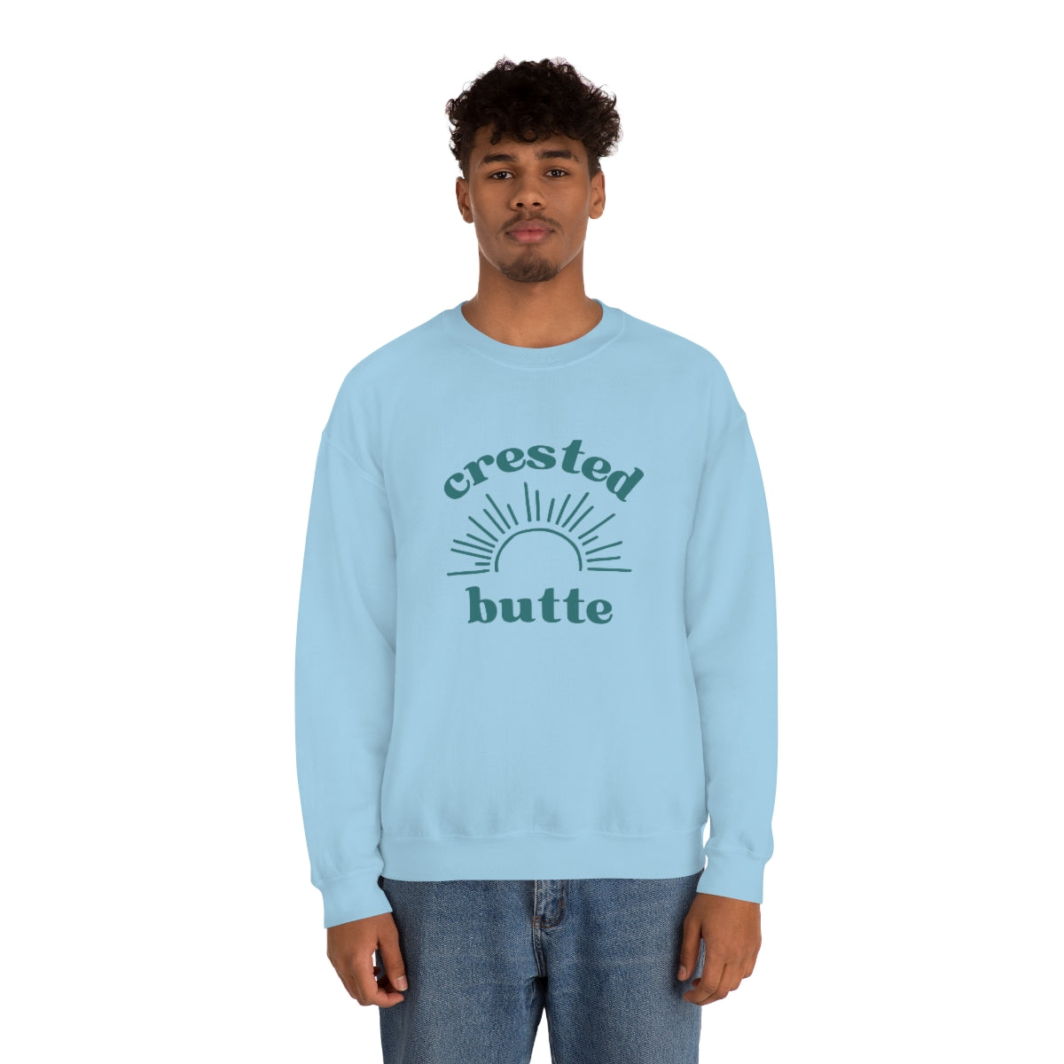 Crested Butte Colorado Unisex Heavy Blend Crewneck Sweatshirt