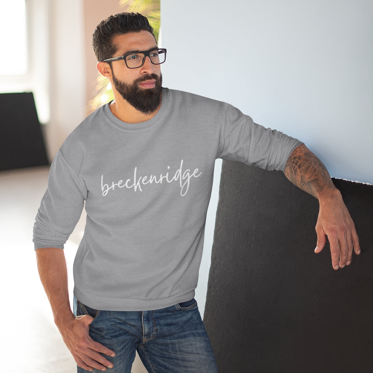 Breckenridge, Colorado Unisex Crew Neck Sweatshirt