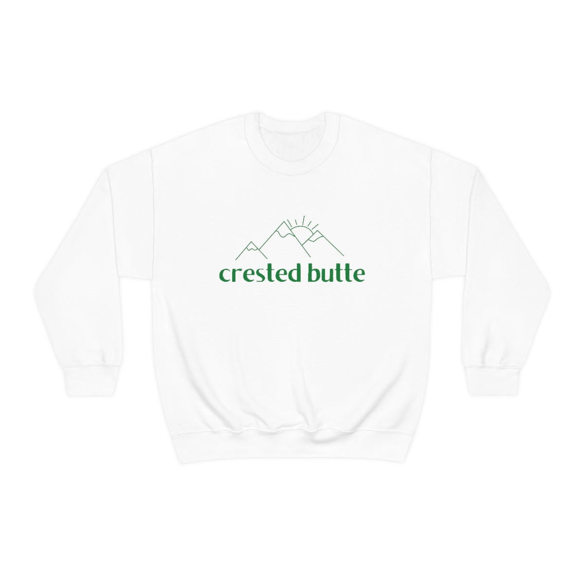 Crested Butte, Colorado Crewneck Sweatshirt