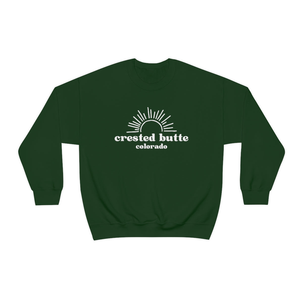 Crested Butte Unisex Heavy Blend Crewneck Sweatshirt