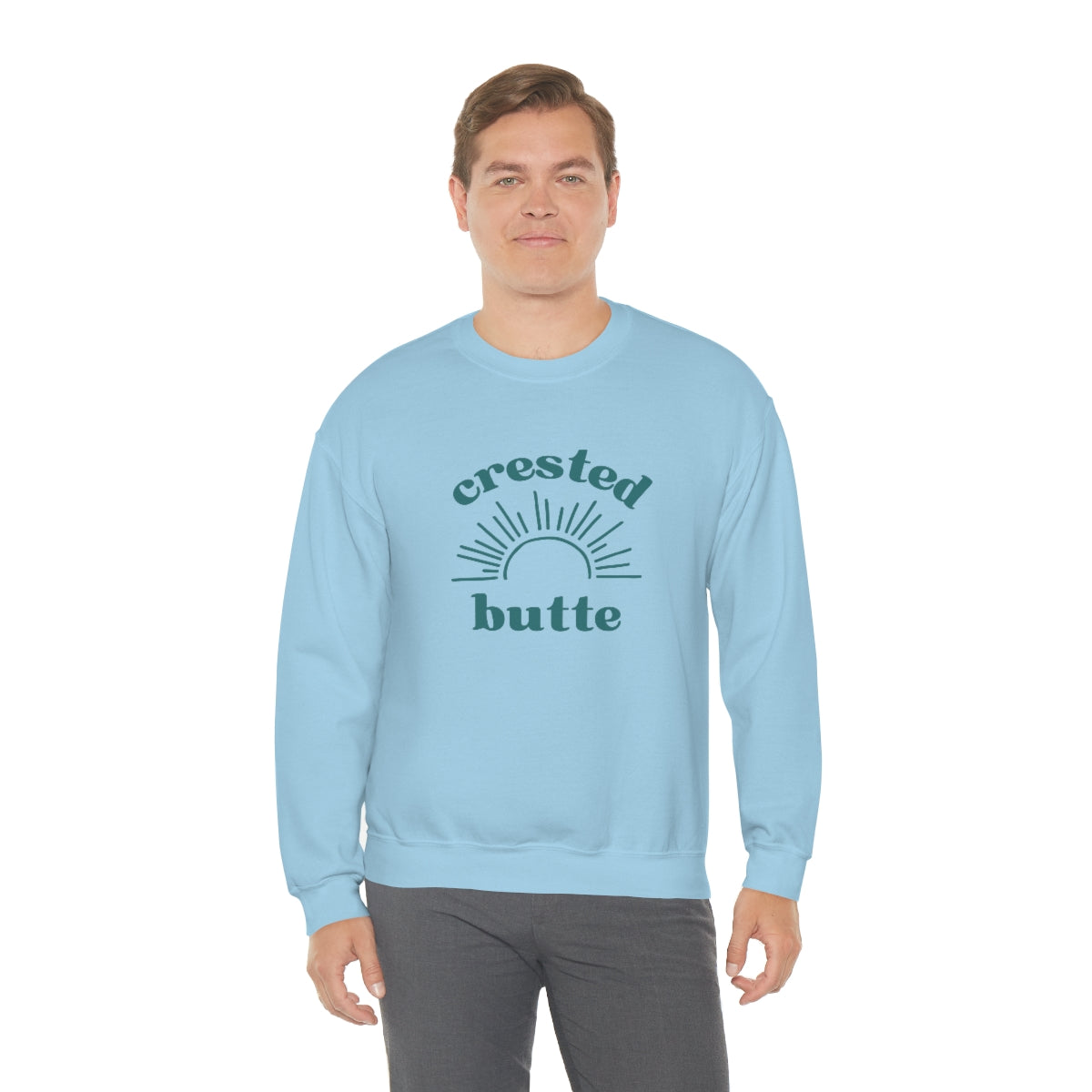 Crested Butte Colorado Unisex Heavy Blend Crewneck Sweatshirt