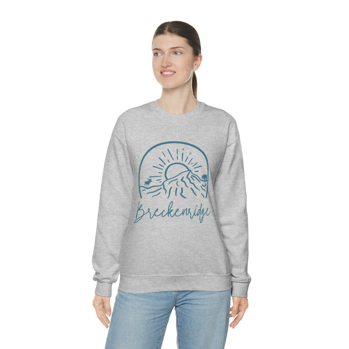 Breckenridge Colorado Unisex Heavy Blend Crewneck Sweatshirt