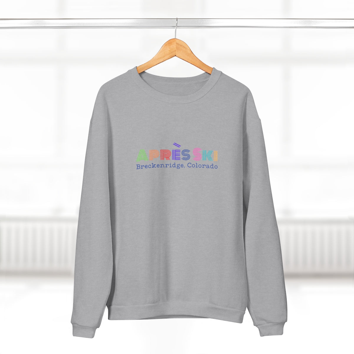 Apres Ski Unisex Crew Neck Sweatshirt | Colorado Gifts | Ski Trip Apparel