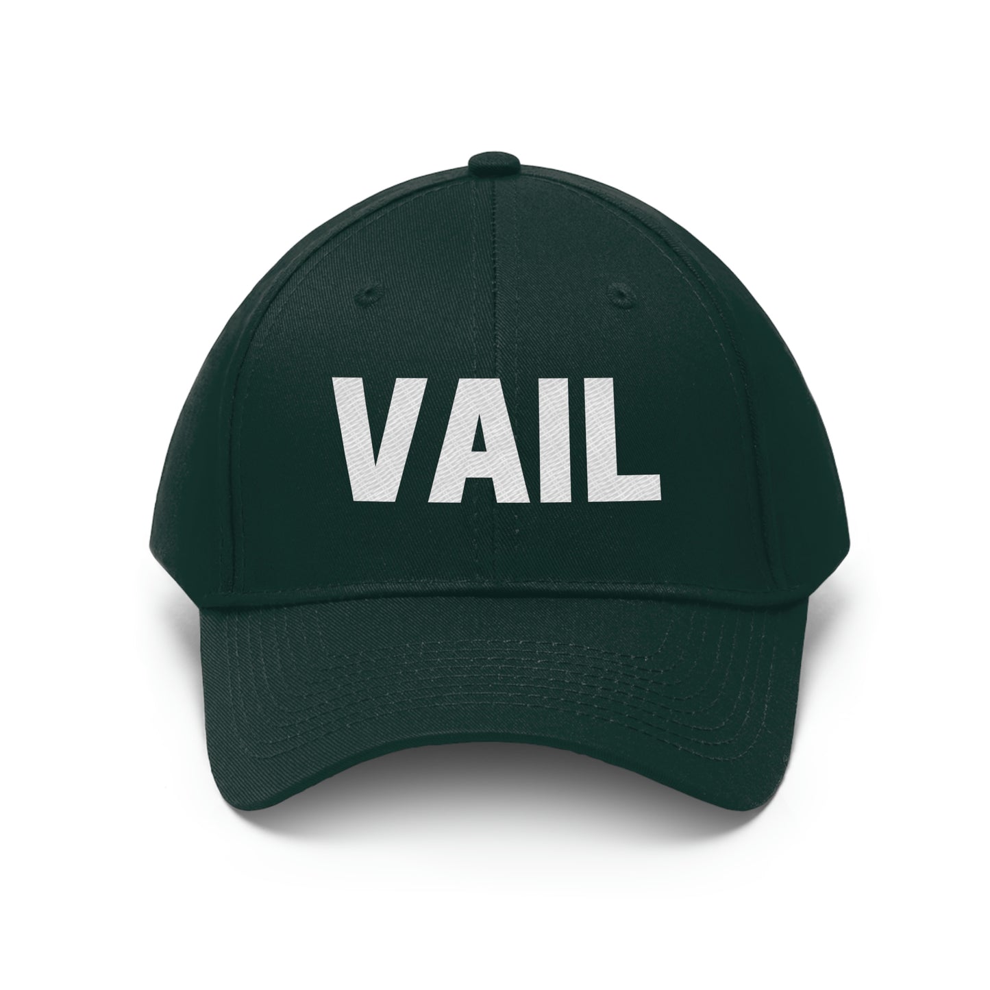 Vail Unisex Twill Hat, Colorado Gifts, Vail, Colorado, Skiing, Colorado Hat