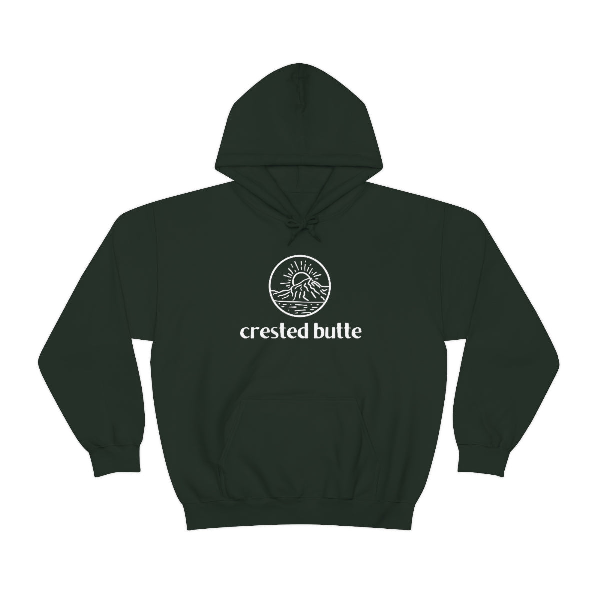 Crested Butte Colorado Hooded Sweatshirt