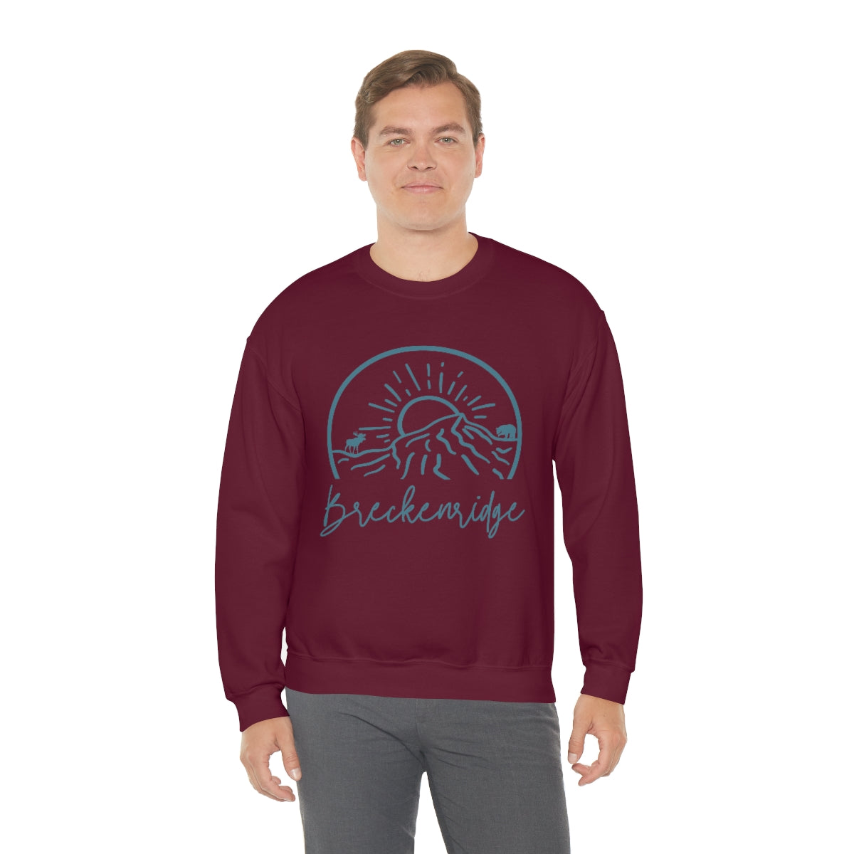 Breckenridge Colorado Unisex Heavy Blend Crewneck Sweatshirt