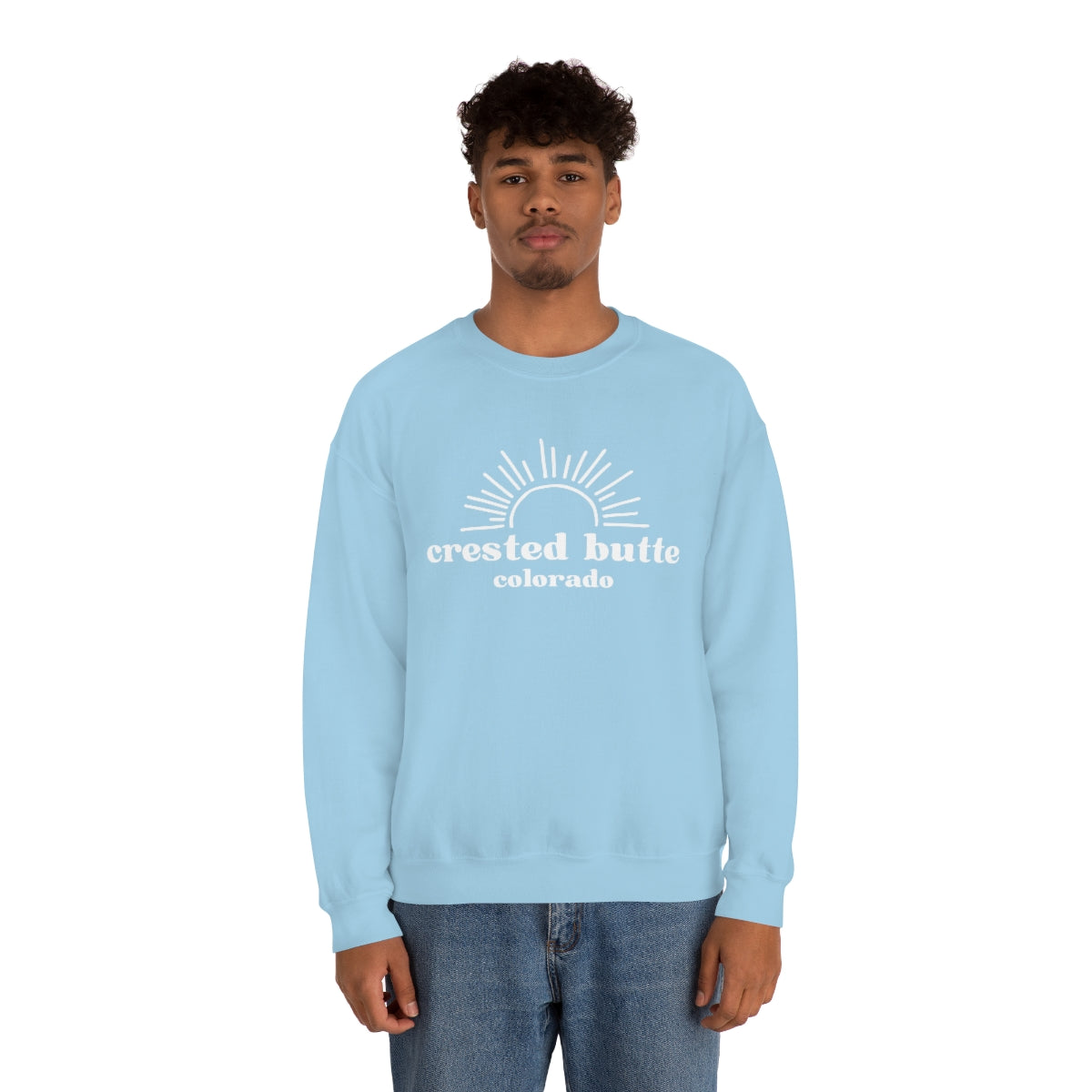 Crested Butte Unisex Heavy Blend Crewneck Sweatshirt