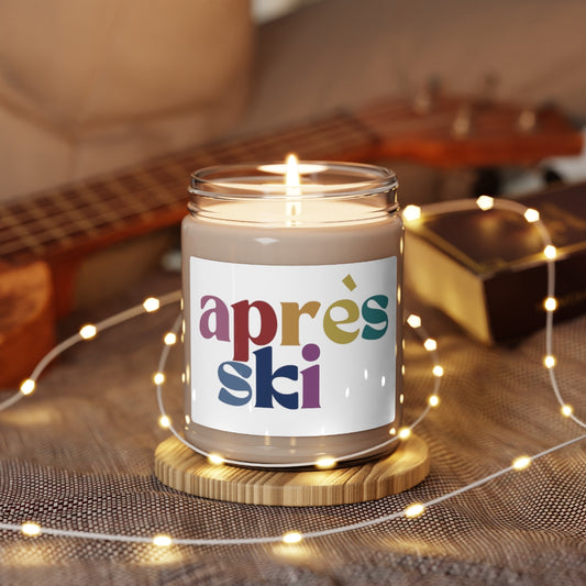 Apres Ski Scented Soy Candle, 9oz, Ski Colorado, Colorado Gifts