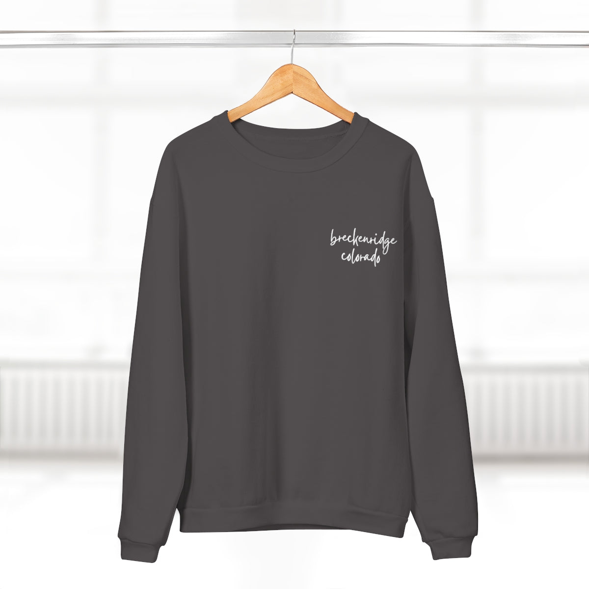 Breckenridge, Colorado Unisex Crew Neck Sweatshirt, Colorado Gifts, Ski Weekend