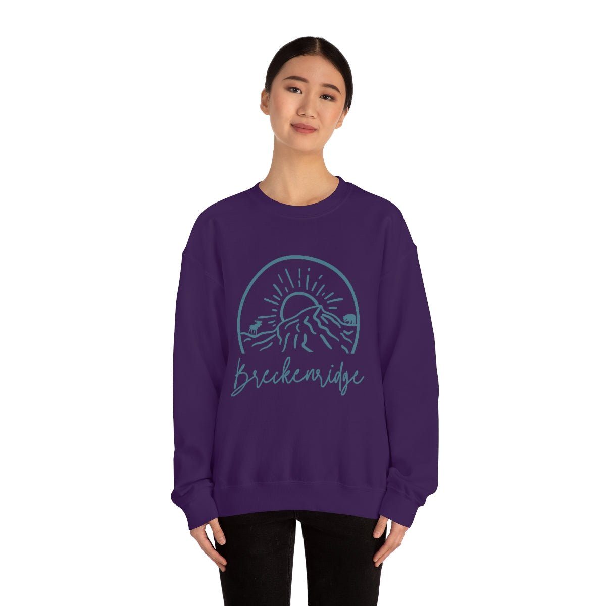 Breckenridge Colorado Unisex Heavy Blend Crewneck Sweatshirt