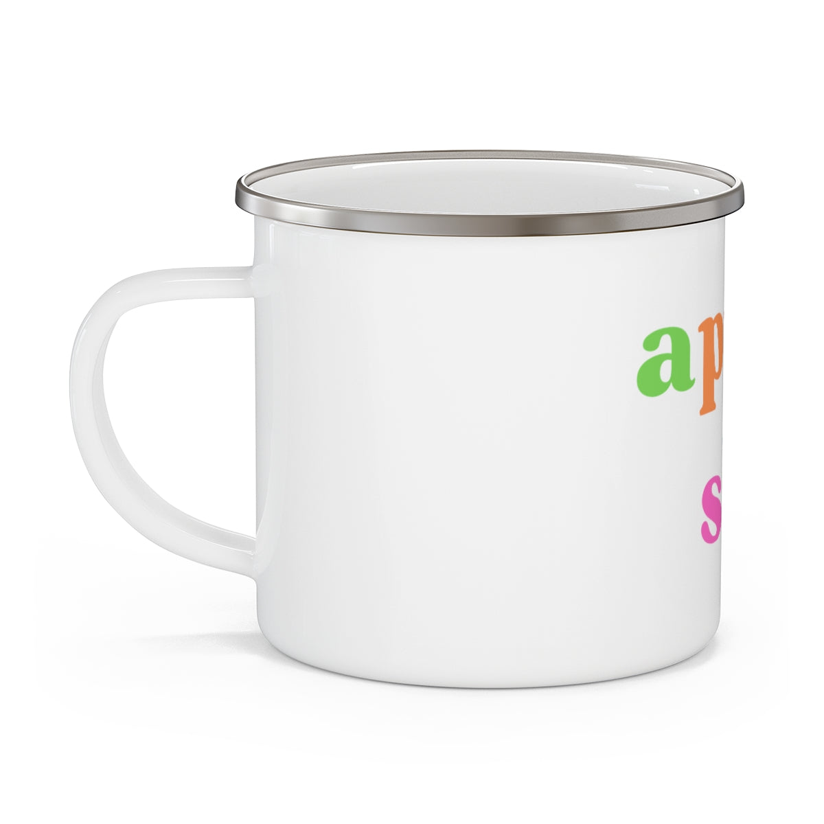 Apres Ski Enamel Camping Mug